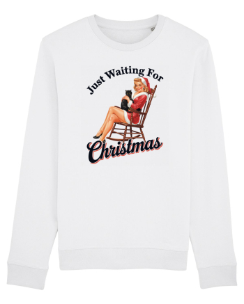 de Crăciun pentru femei cu atitudine - Just waiting for Christmas White