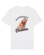 de Crăciun pentru femei cu atitudine - Just waiting for Christmas Tricou mânecă scurtă Unisex Rocker