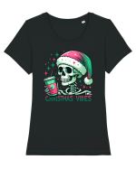 nonconformist de Crăciun - Christmas Vibes Tricou mânecă scurtă guler larg fitted Damă Expresser