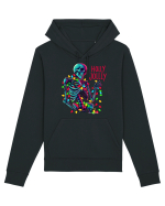nonconformist de Crăciun - Holly Jolly Skeleton Hanorac Unisex Drummer