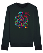 nonconformist de Crăciun - Holly Jolly Skeleton Bluză mânecă lungă Unisex Rise