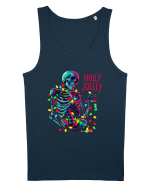 nonconformist de Crăciun - Holly Jolly Skeleton Maiou Bărbat Runs