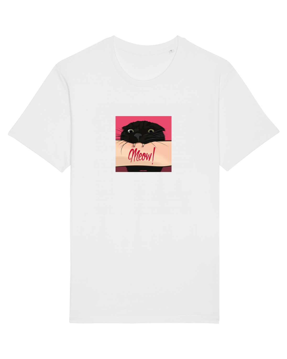 Tricou mânecă scurtă Unisex Rocker White