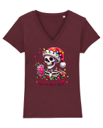 nonconformist de Crăciun - Lets get lit Tricou mânecă scurtă guler V Damă Evoker