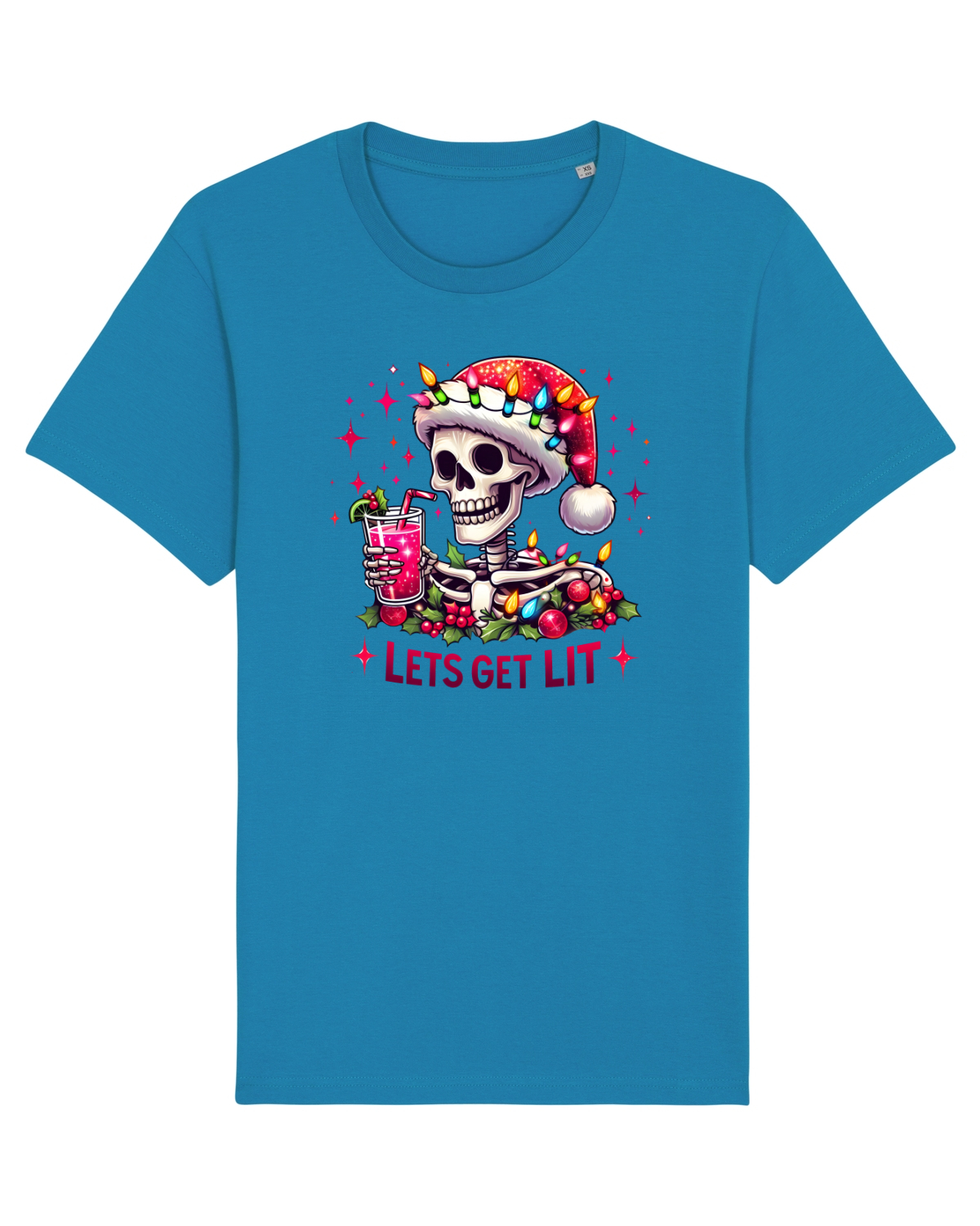 Tricou mânecă scurtă Unisex Rocker Azur