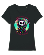 nonconformist de Crăciun - This little light of mine Tricou mânecă scurtă guler larg fitted Damă Expresser