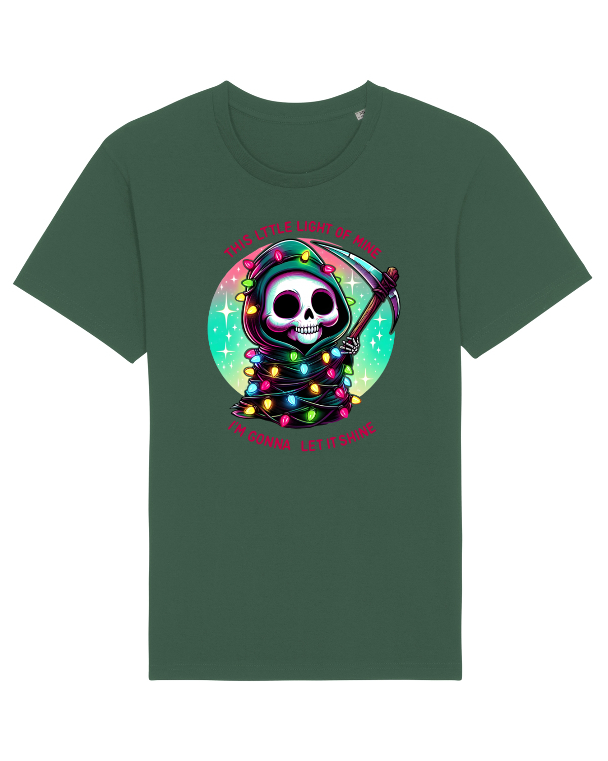 Tricou mânecă scurtă Unisex Rocker Bottle Green