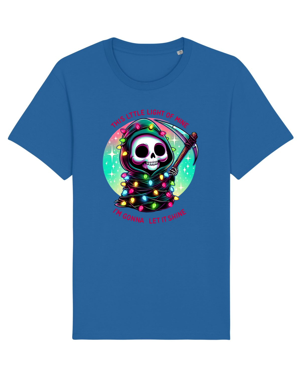 Tricou mânecă scurtă Unisex Rocker Royal Blue