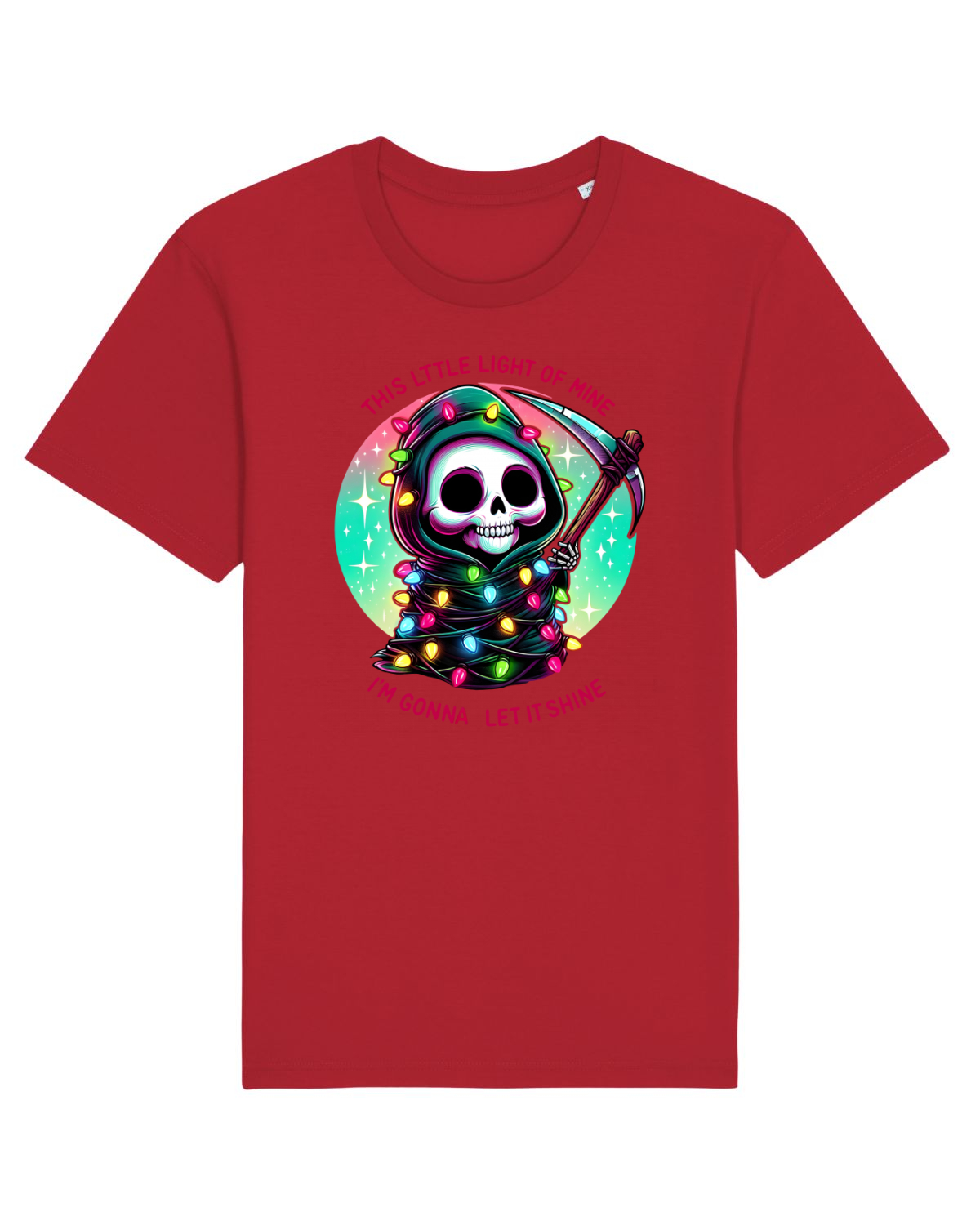 Tricou mânecă scurtă Unisex Rocker Red