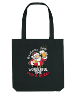 cu bere de Crăciun - Cheers - it is the most wonderfult time for a beer Sacoșă textilă