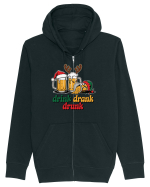 cu bere de Crăciun - Drink drank drunk Hanorac cu fermoar Unisex Connector