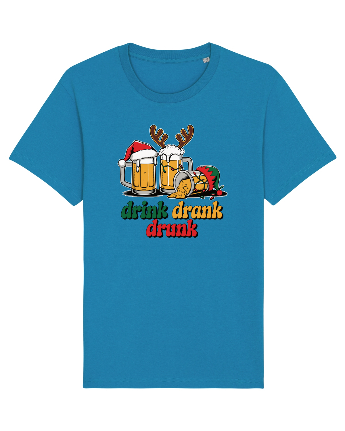 Tricou mânecă scurtă Unisex Rocker Azur