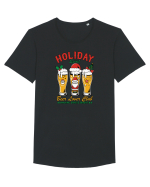 cu bere de Crăciun - Holiday spirit - Beer lover club Tricou mânecă scurtă guler larg Bărbat Skater
