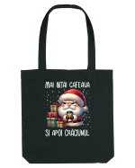 pentru cadou Secret Santa - Mai întâi cafeaua și apoi Crăciunul Sacoșă textilă