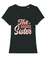 The Sassy Sister Tricou mânecă scurtă guler larg fitted Damă Expresser