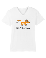 Vulpe bătrână Tricou mânecă scurtă guler V Bărbat Presenter