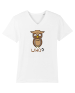 Who? Tricou mânecă scurtă guler V Bărbat Presenter