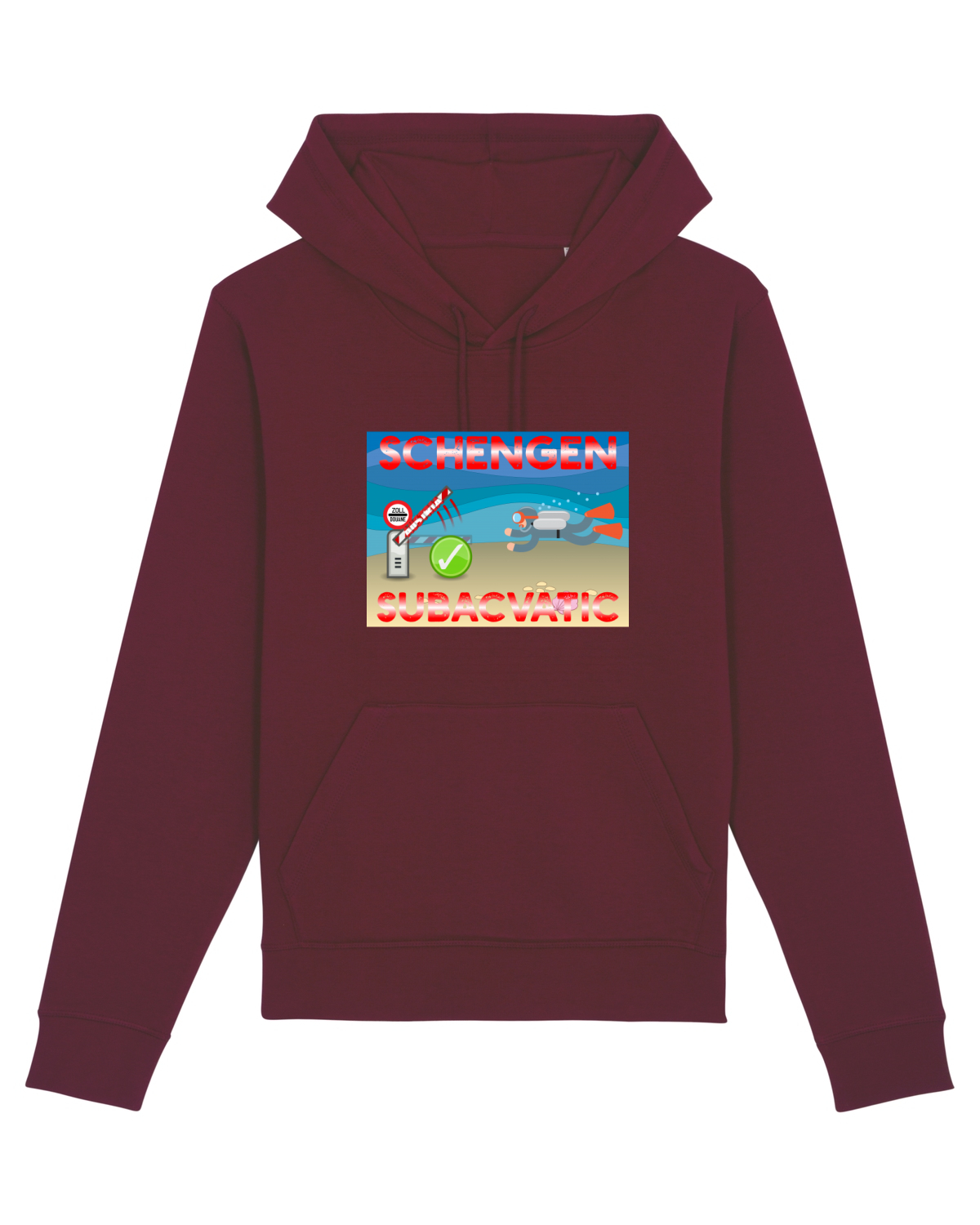 Hanorac Unisex Drummer Burgundy