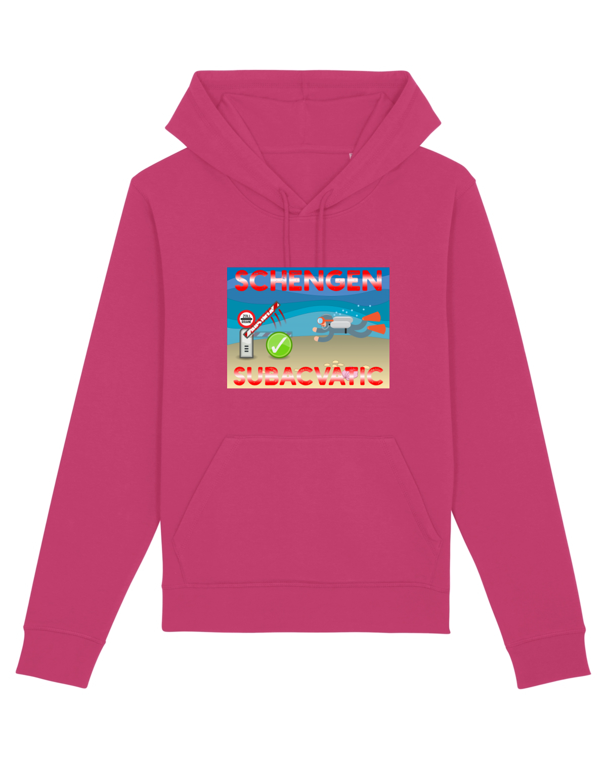 Hanorac Unisex Drummer Raspberry