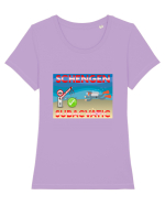 de calatorie Tricou mânecă scurtă guler larg fitted Damă Expresser