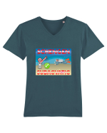de calatorie Tricou mânecă scurtă guler V Bărbat Presenter