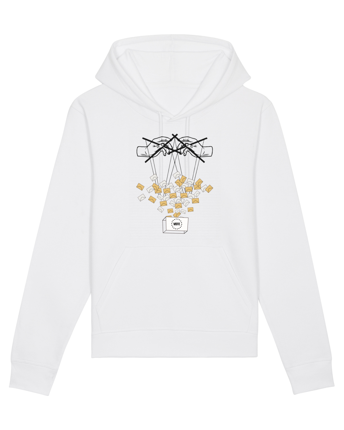 Hanorac Unisex Drummer White