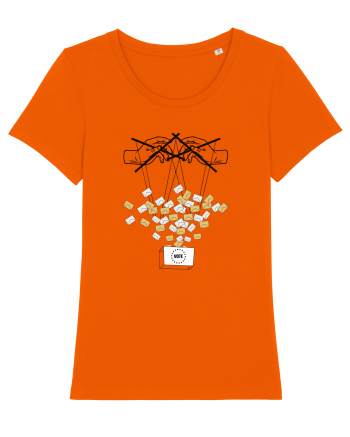 pentru vot negru Bright Orange
