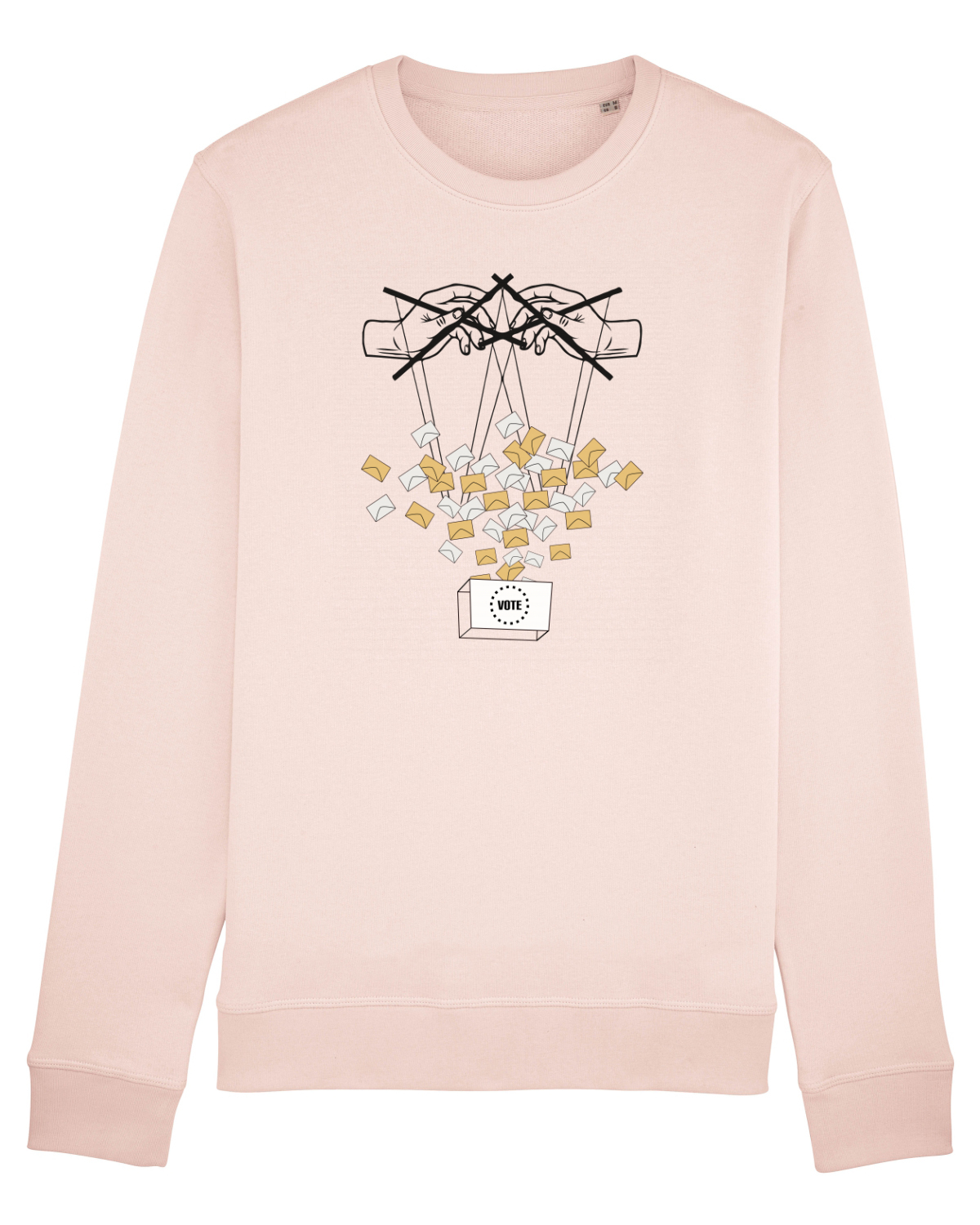 Bluză mânecă lungă Unisex Rise Candy Pink