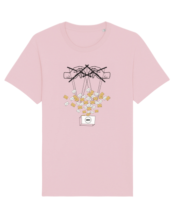 pentru vot negru Cotton Pink