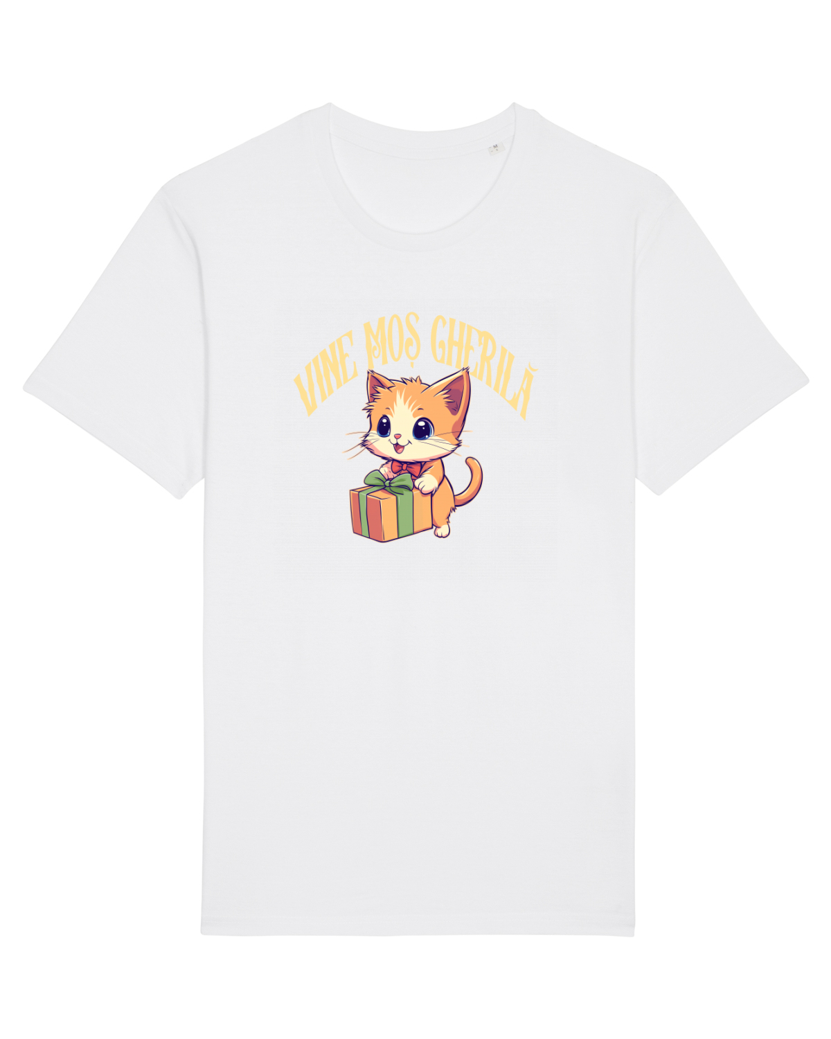 Tricou mânecă scurtă Unisex Rocker White
