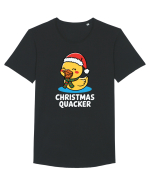 Christmas Quacker Tricou mânecă scurtă guler larg Bărbat Skater