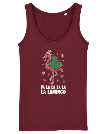 Fa La La La La Lamingo Burgundy