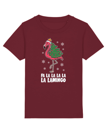 Fa La La La La Lamingo Burgundy