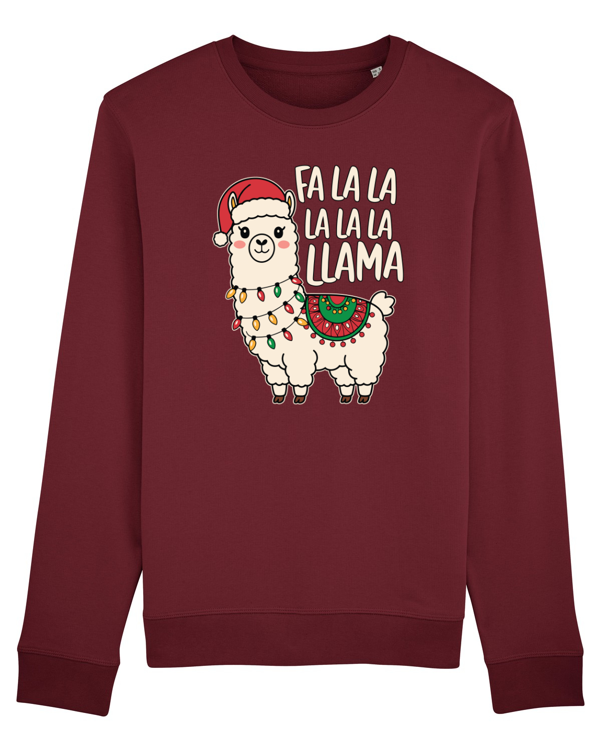 Bluză mânecă lungă Unisex Rise Burgundy