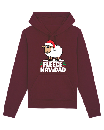 Fleece Navidad Burgundy
