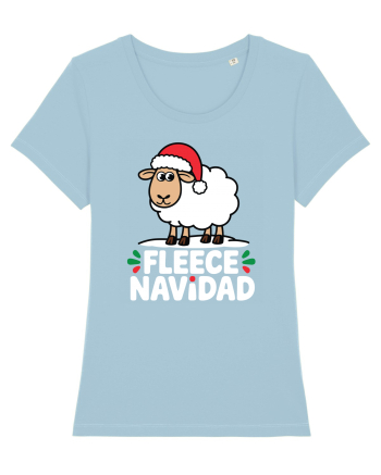 Fleece Navidad Sky Blue