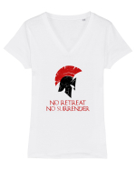 No Retreat No Surrender Tricou mânecă scurtă guler V Damă Evoker