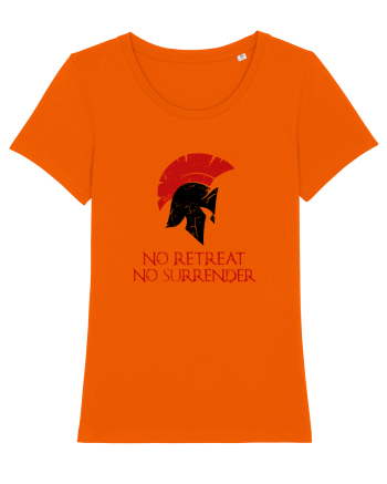No Retreat No Surrender Bright Orange
