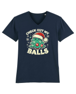 Check out my balls Tricou mânecă scurtă guler V Bărbat Presenter