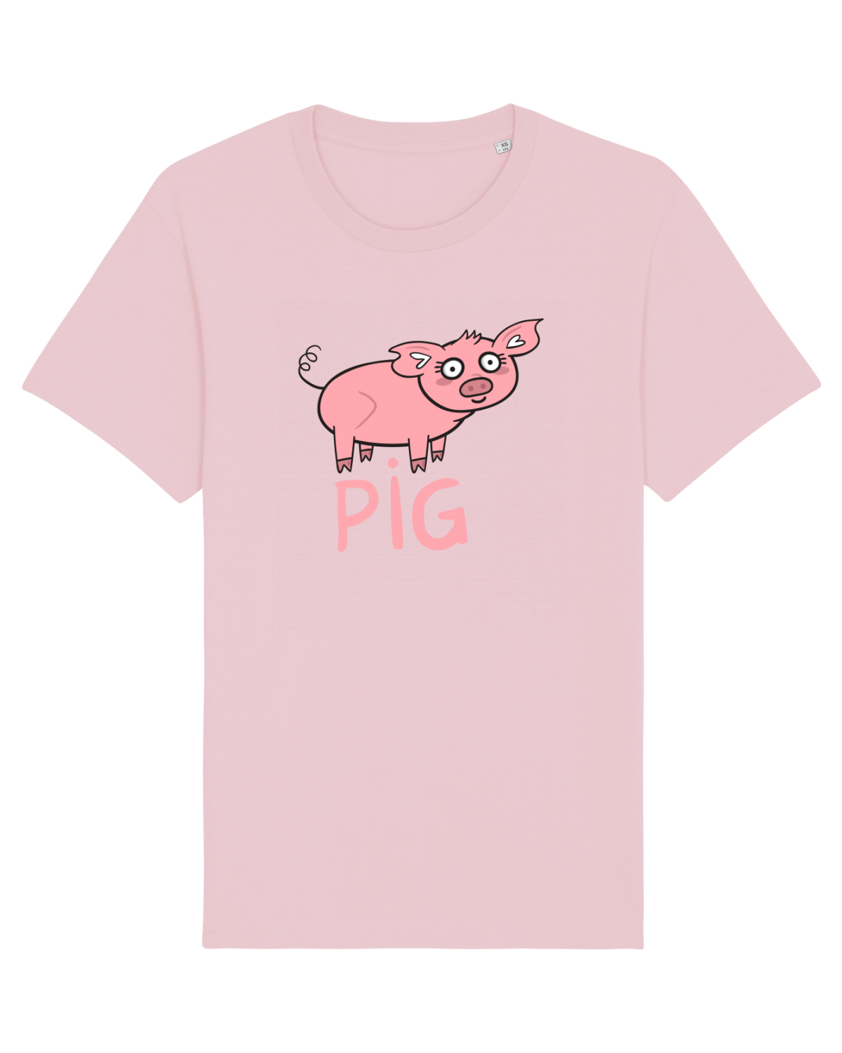 Tricou mânecă scurtă Unisex Rocker Cotton Pink