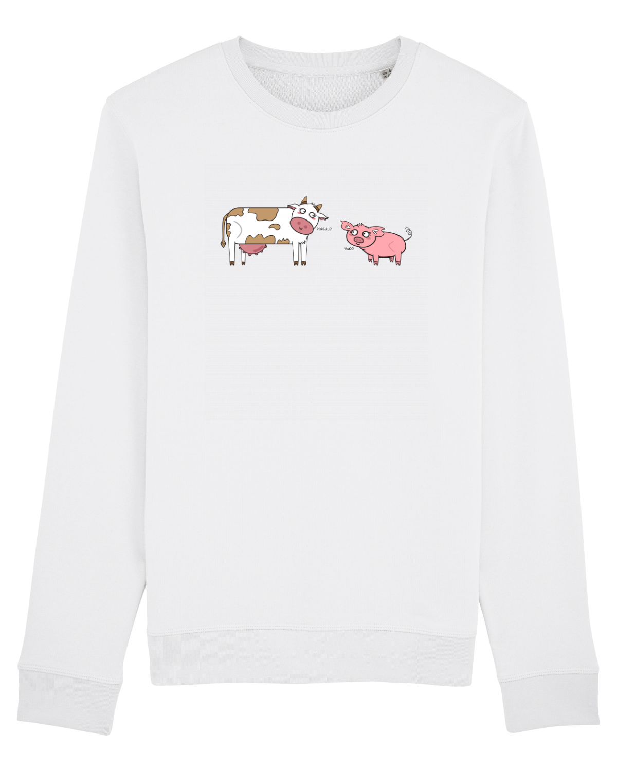 Bluză mânecă lungă Unisex Rise White
