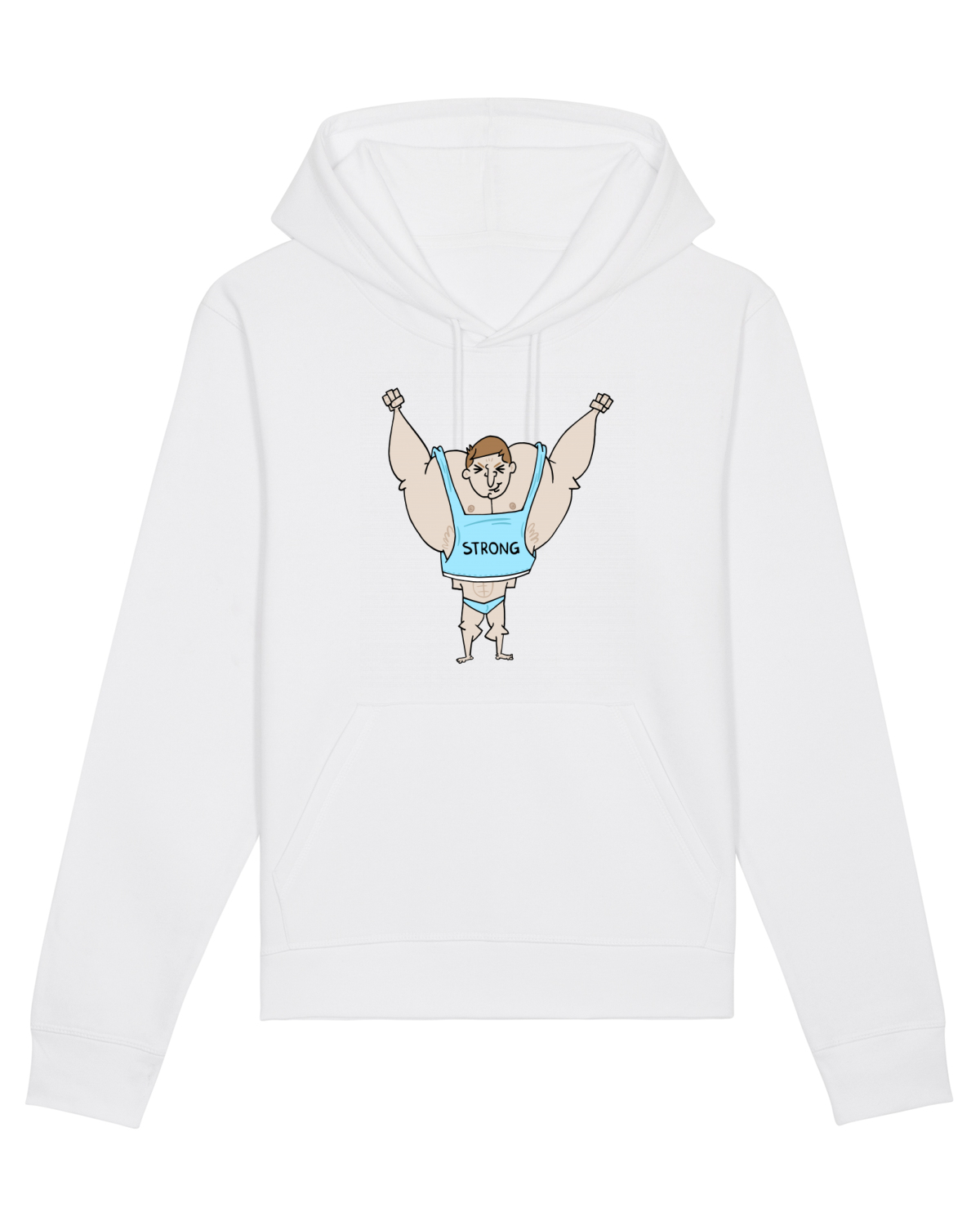 Hanorac Unisex Drummer White