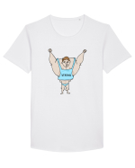 Strong Tricou mânecă scurtă guler larg Bărbat Skater
