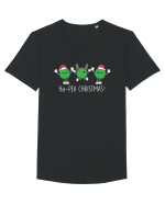 Ha-Pea Christmas! Tricou mânecă scurtă guler larg Bărbat Skater