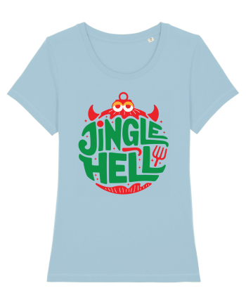 Jingle Hell Sky Blue