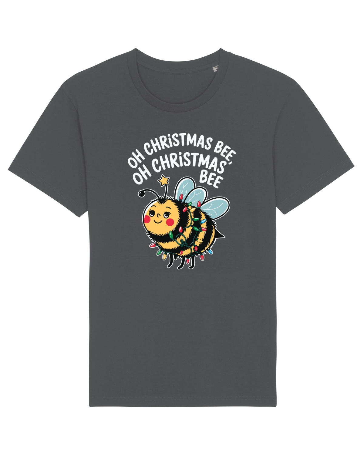 Tricou mânecă scurtă Unisex Rocker Anthracite