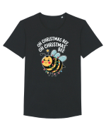 Oh Christmas Bee Tricou mânecă scurtă guler larg Bărbat Skater