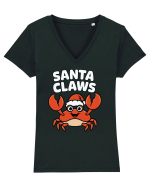 Santa Claws Tricou mânecă scurtă guler V Damă Evoker