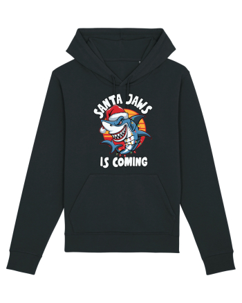Santa Jaws Is Coming Black