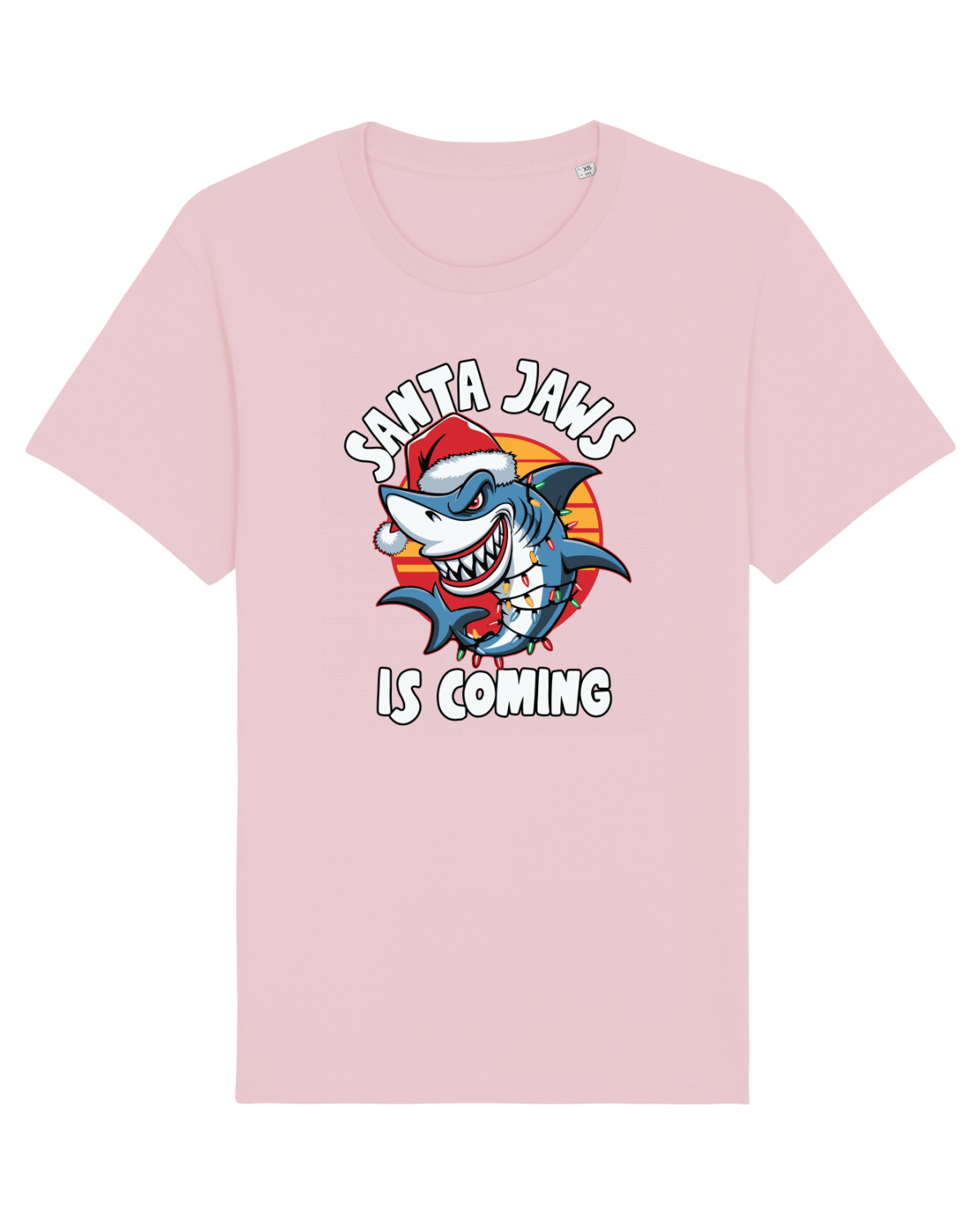 Tricou mânecă scurtă Unisex Rocker Cotton Pink